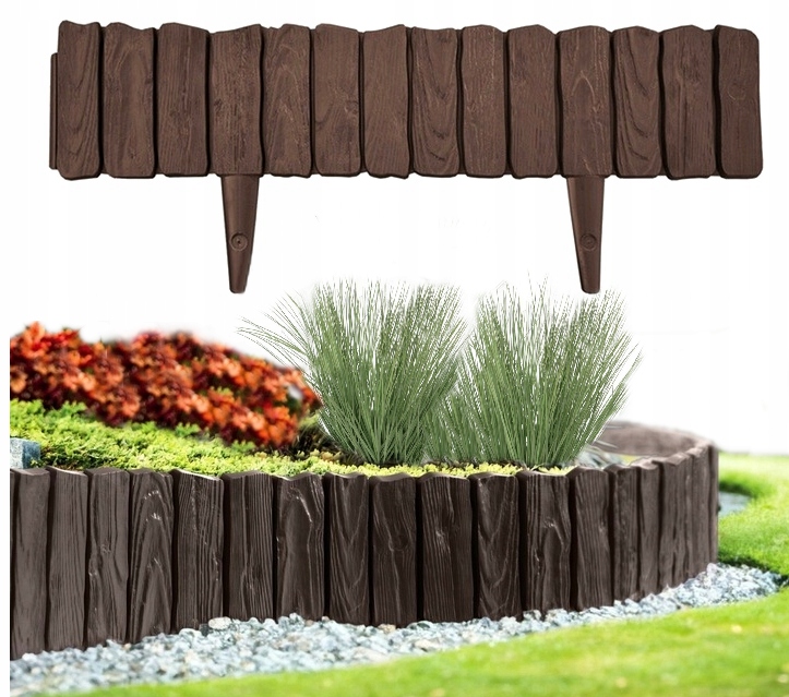 ПОЛЬША ТВЕРДЫЙ ПАЛИСАД САД ОКАНТОВКА ПЛАСТИК