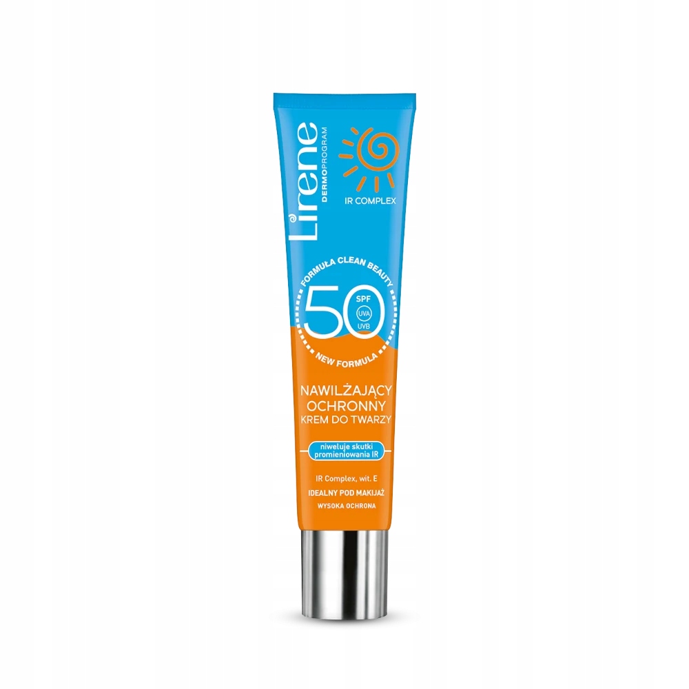 

Lirene Nawilżający Ochronny Krem do Twarzy SPF50+