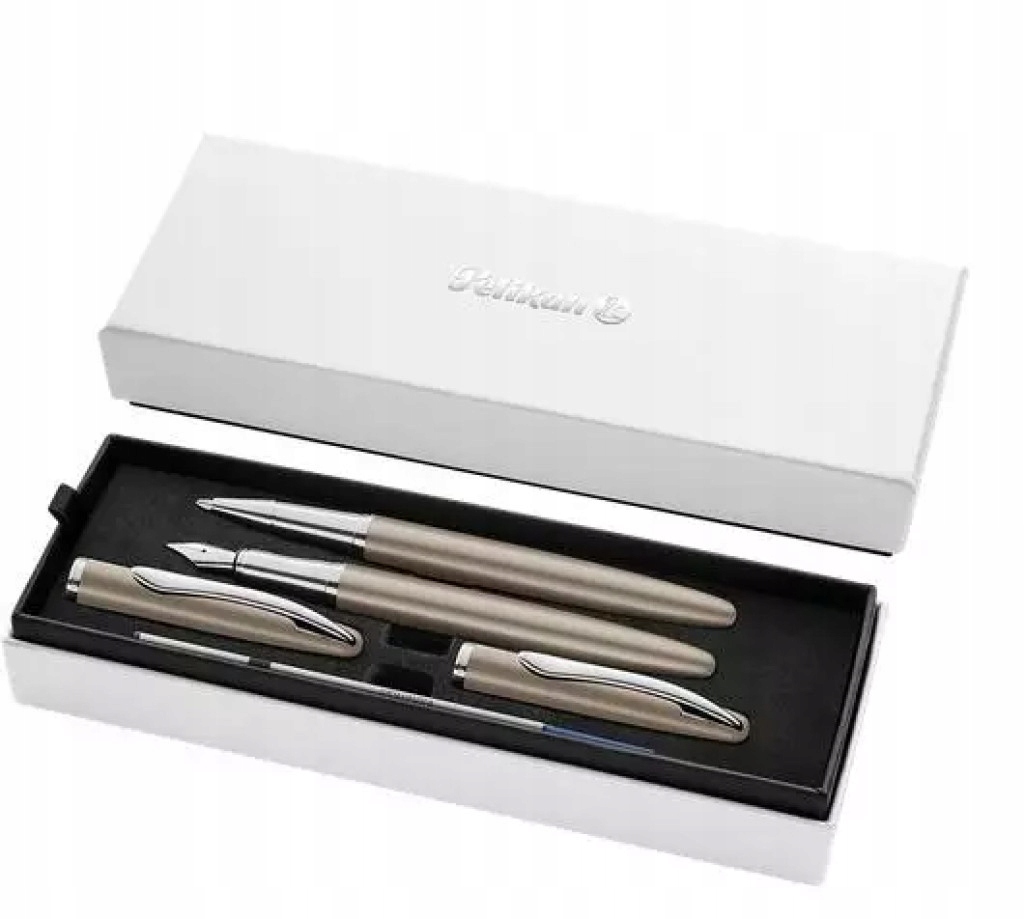 Zestaw Jazz Noble Taupe pióro wieczne pióro kulk 67x182 mm Pelikan Ag