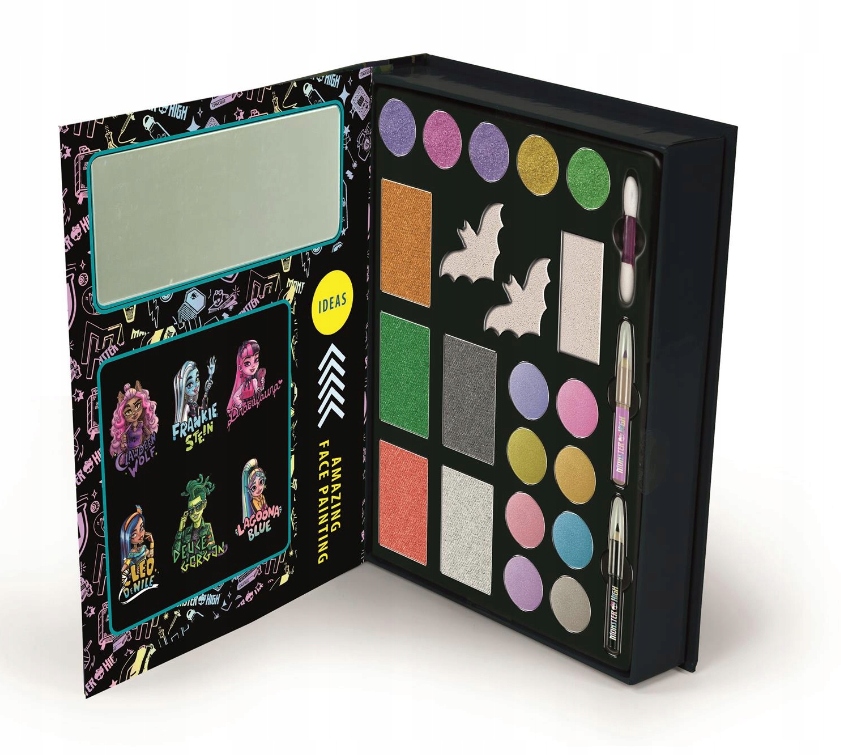 ZESTAW DO MALOWANIA TWARZY MONSTER HIGH CLEMENTONI 18788 EAN (GTIN) 8005125187881