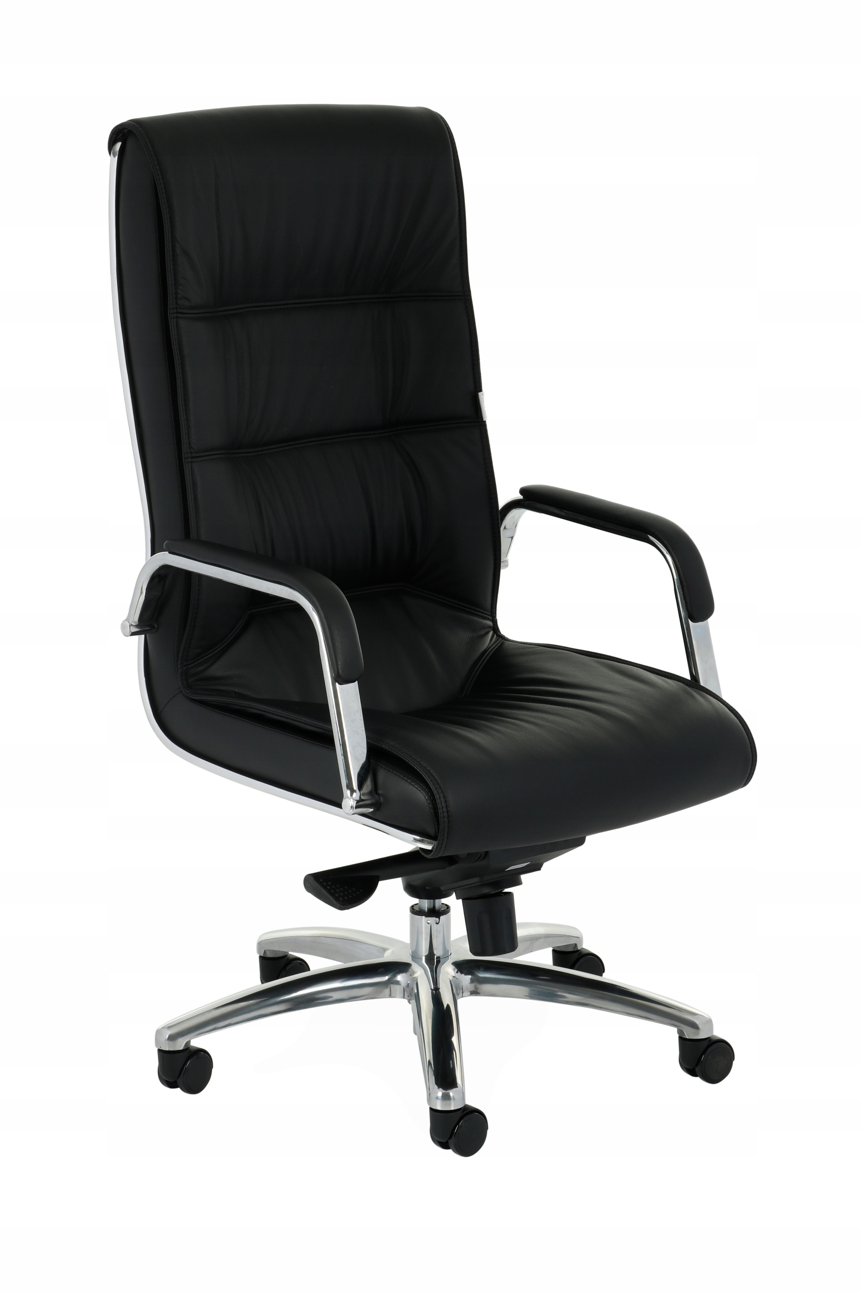 Fotel biurowy GROSPOL Nexus SN1 skóra czarna