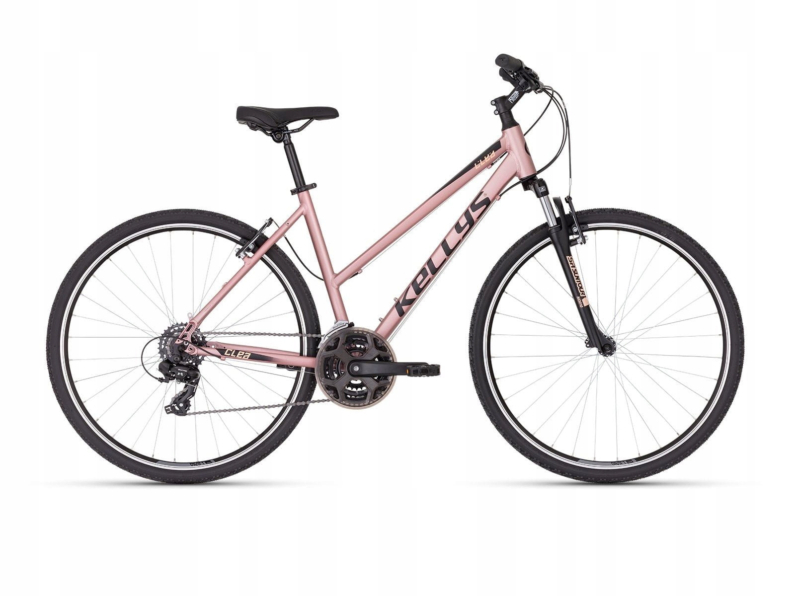 Rower damski crossowy Kellys Clea 10 Rose Gold 28 Rozmiar ramy M