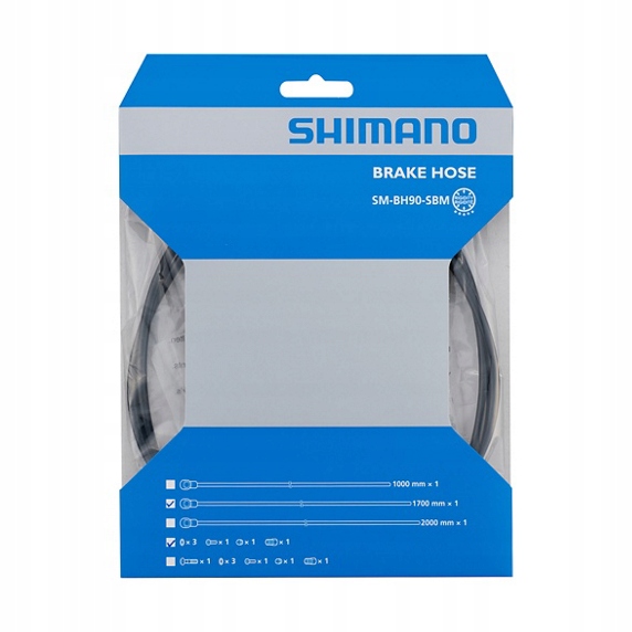 Pancíř Hydr.shimano SM-BH90-SBM XTR1700 mm Bk