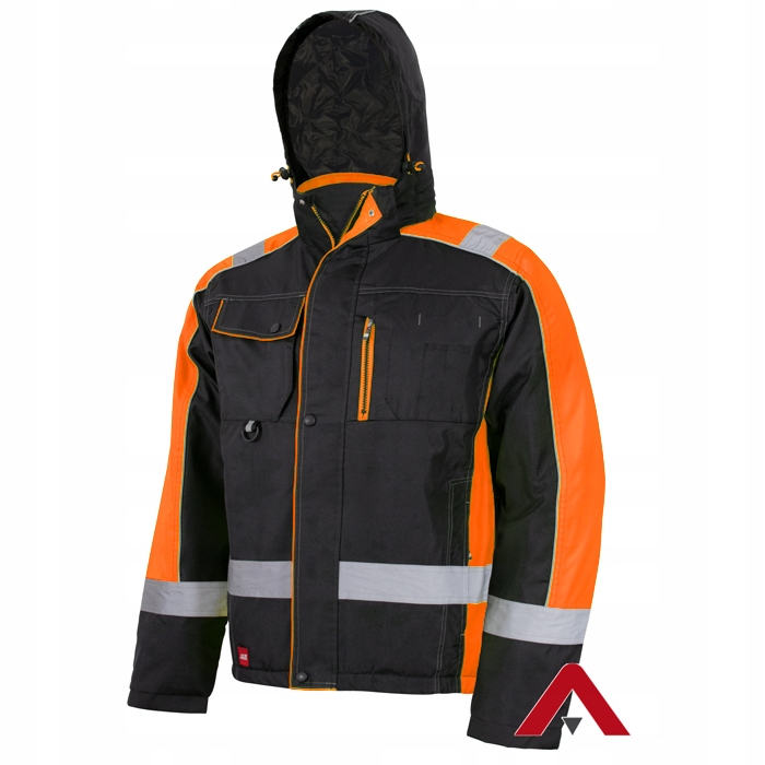 Výstražná Pracovní Zateplená Bunda Cwork P M