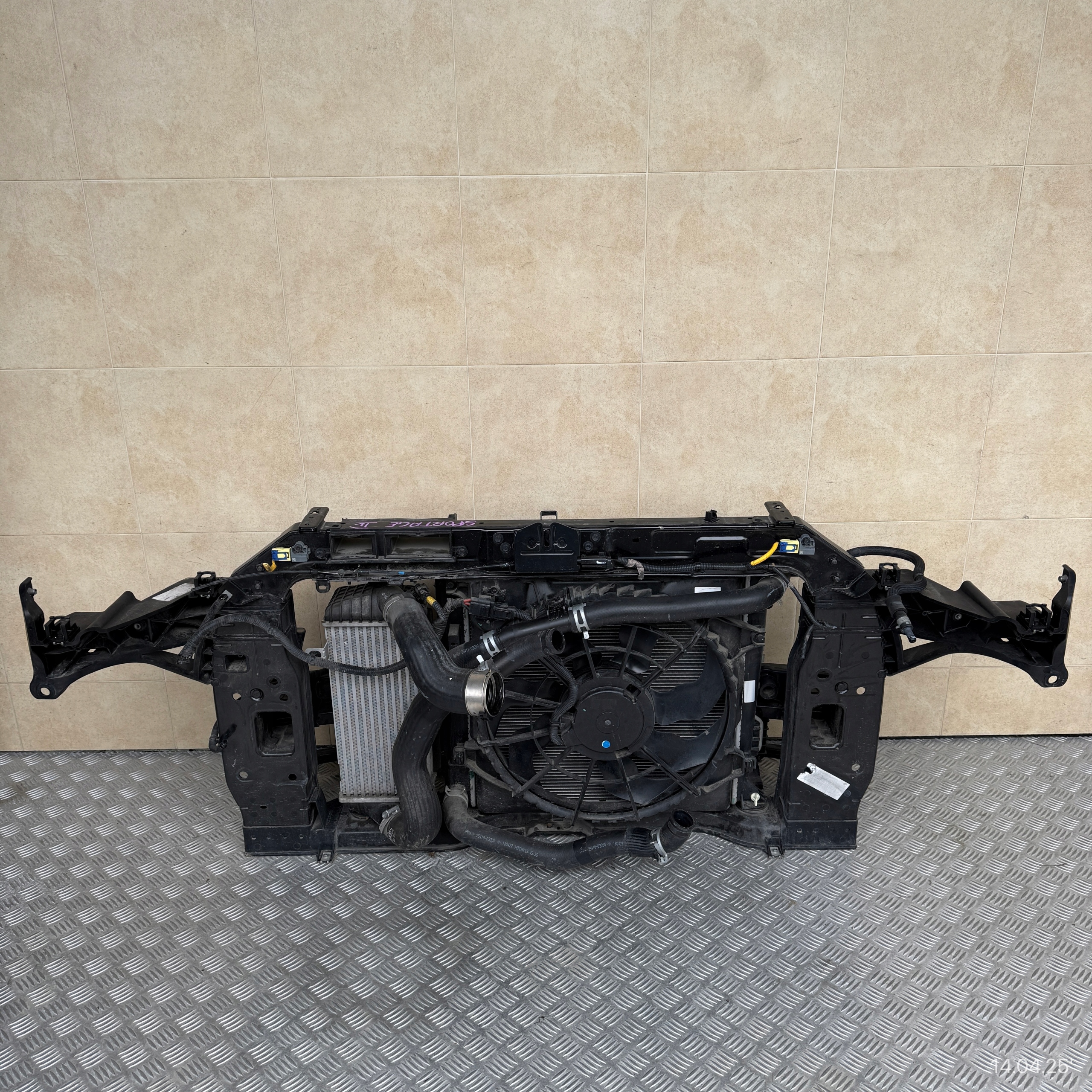 support panel for radiators complete KIA SPORTAGE IV CRDI