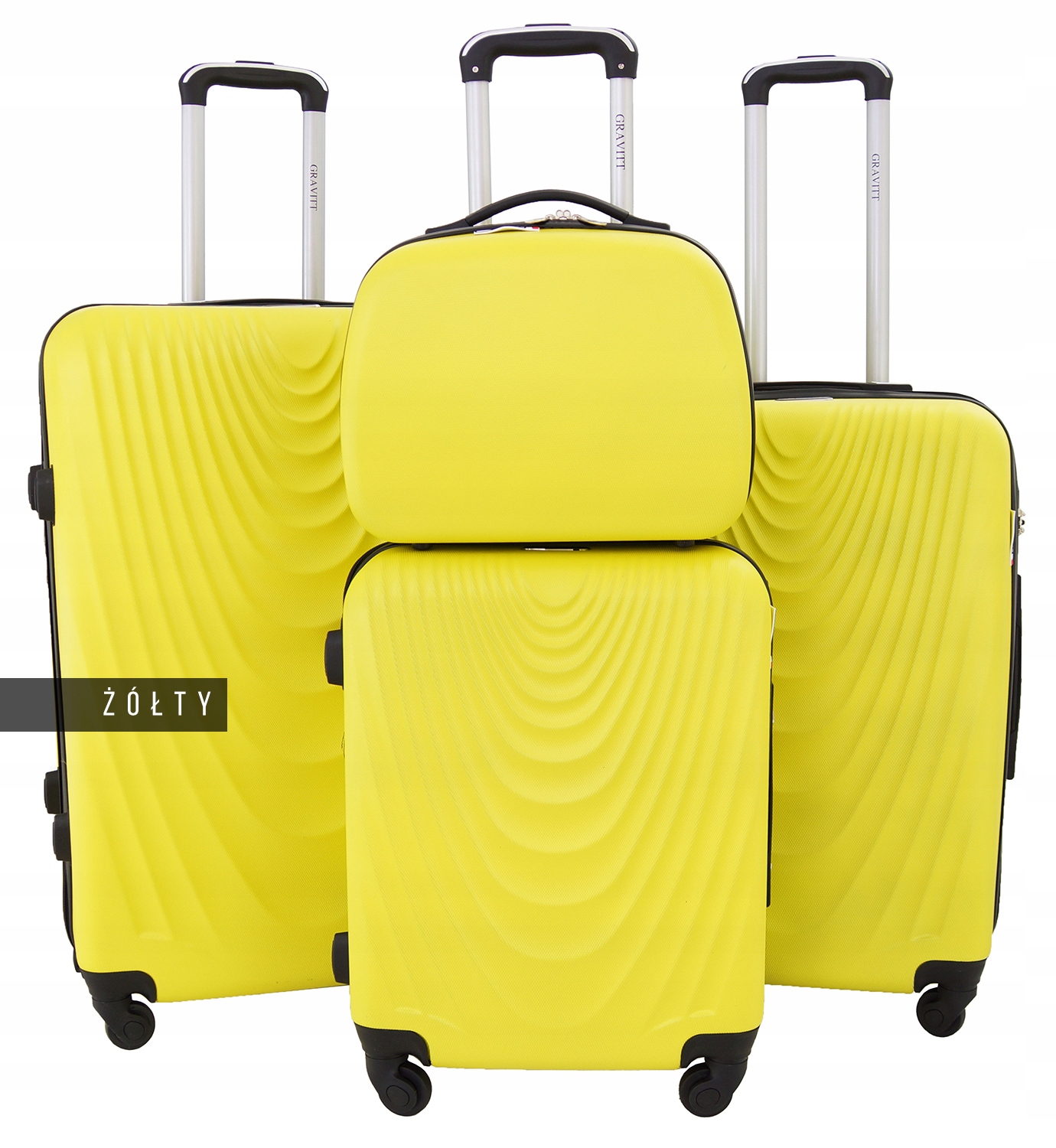 WALIZKA ZESTAW KOMPLET 4w1 MODEL 1051 Model 1050