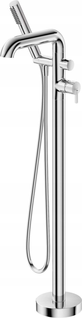 Batéria Silia Chrome, voľne stojaca, s sprchovým setom (BQS_017M) /ka/