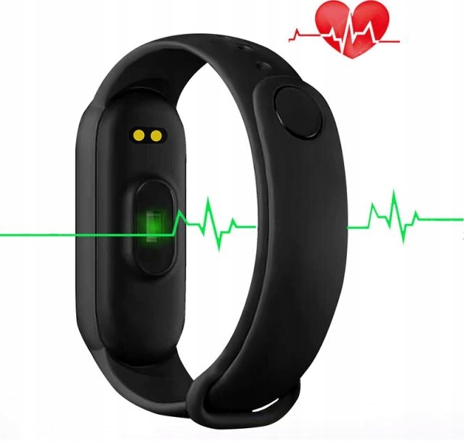 SMARTBAND M7 SMARTWATCH OPASKA SPORTOWA BAND PROFI Kolor czarny