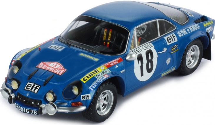 Alpine Renault A110 #18 J-c Andruet model Ixo 1:24