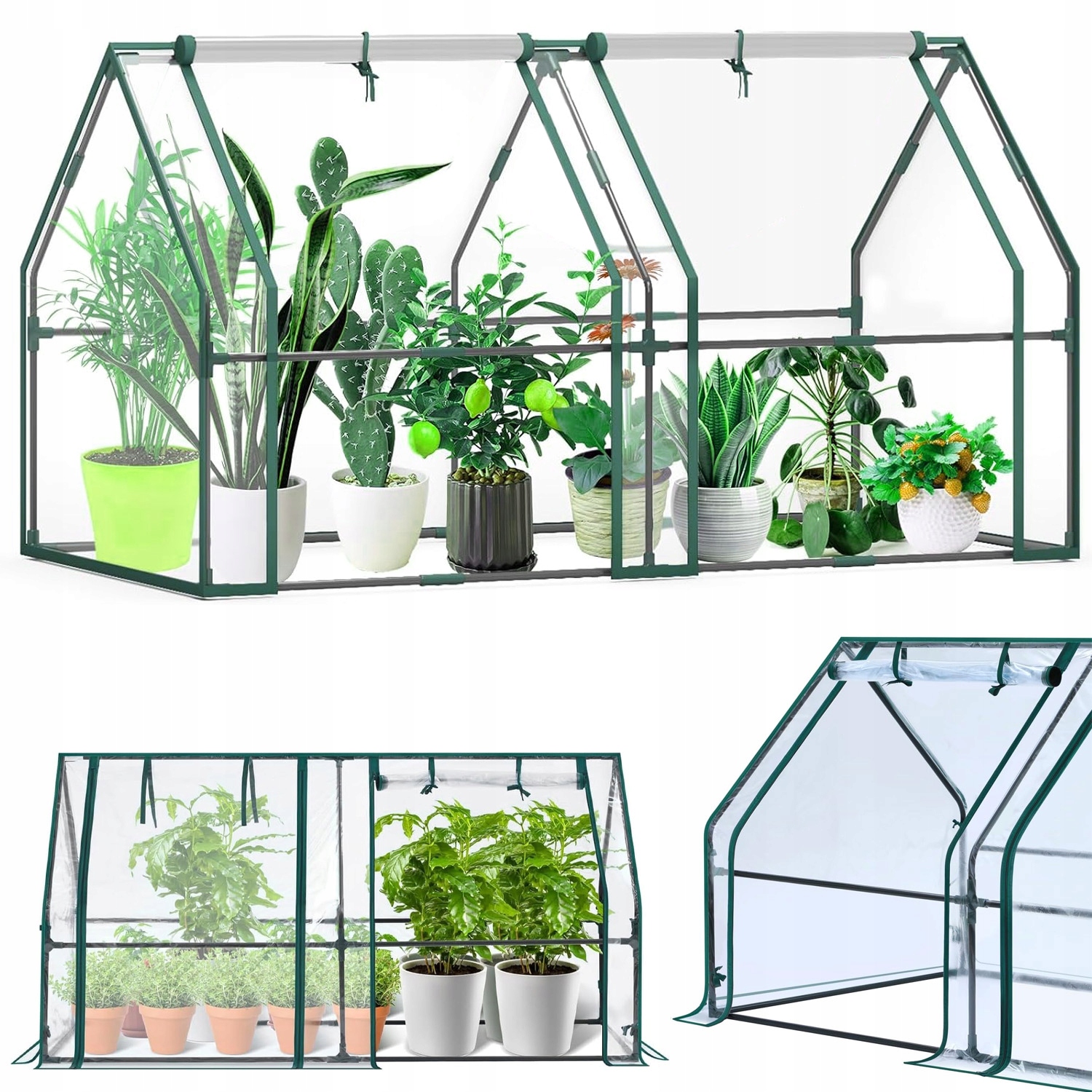 Mini Zahradní Balkonový Skleník Odolný Vůči Uv Záření, Voděodolný