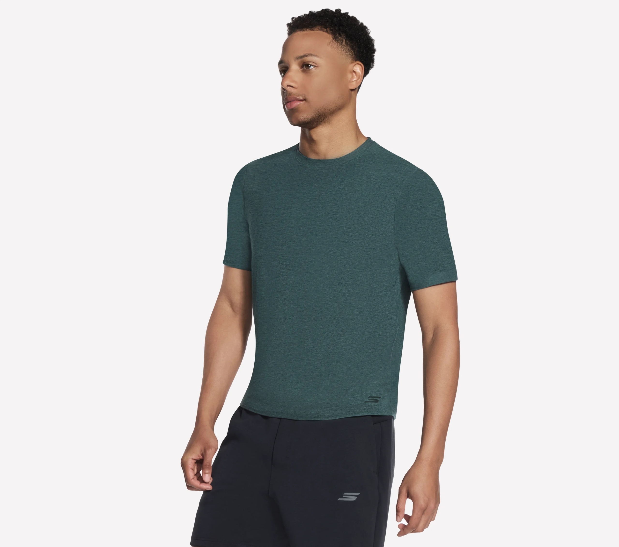 Tričko Skechers Go Dri All Day Tee zelené TS107 Stol