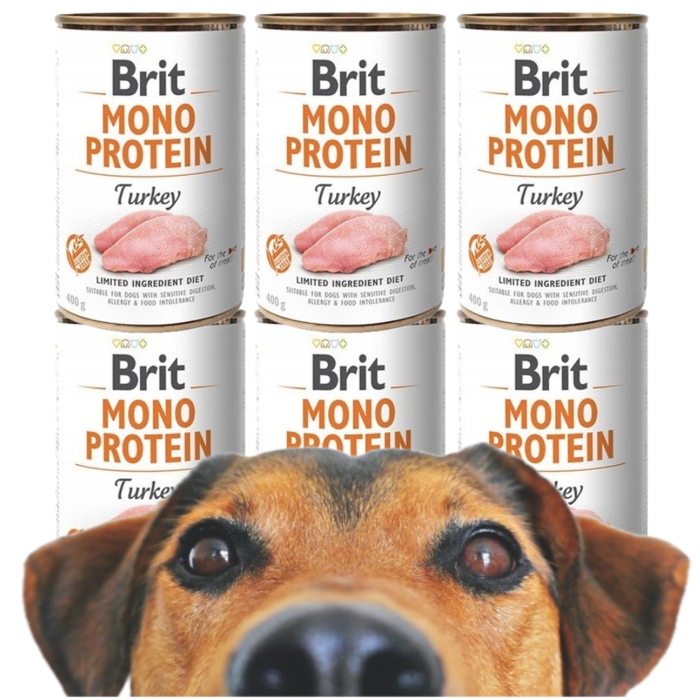 Levně Brit Vlhké Krmivo Care Mono Protein Krůta 6 Ks *400g