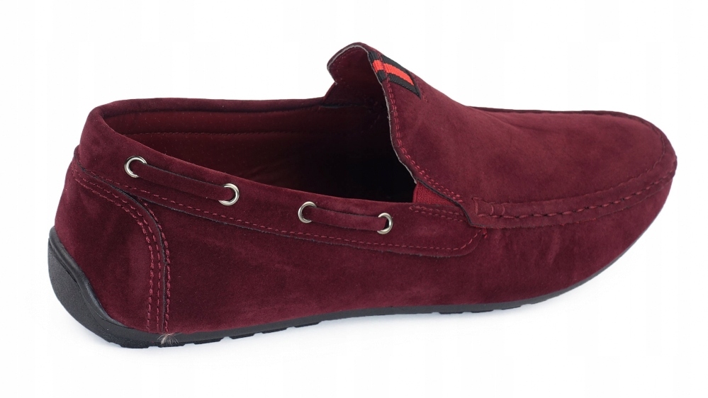 MOKASYNY MĘSKIE WSUWANE PÓŁBUTY AB18N-10 Długość wkładki 27 cm