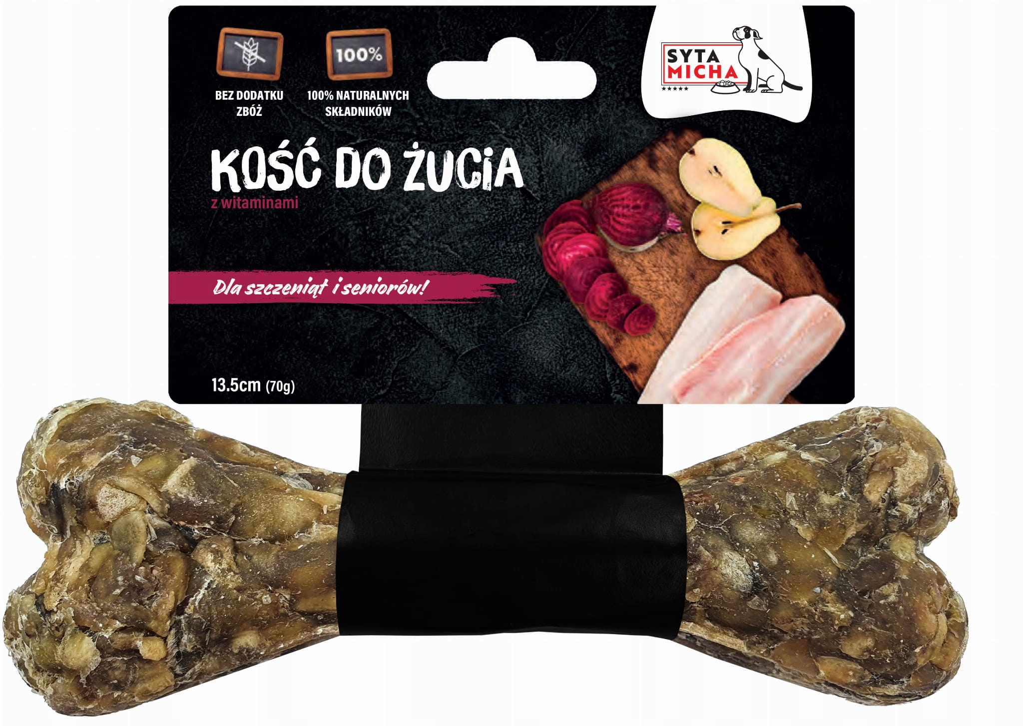 Levně Žvýkací kost Syta Micha pro štěňata 13,5 cm