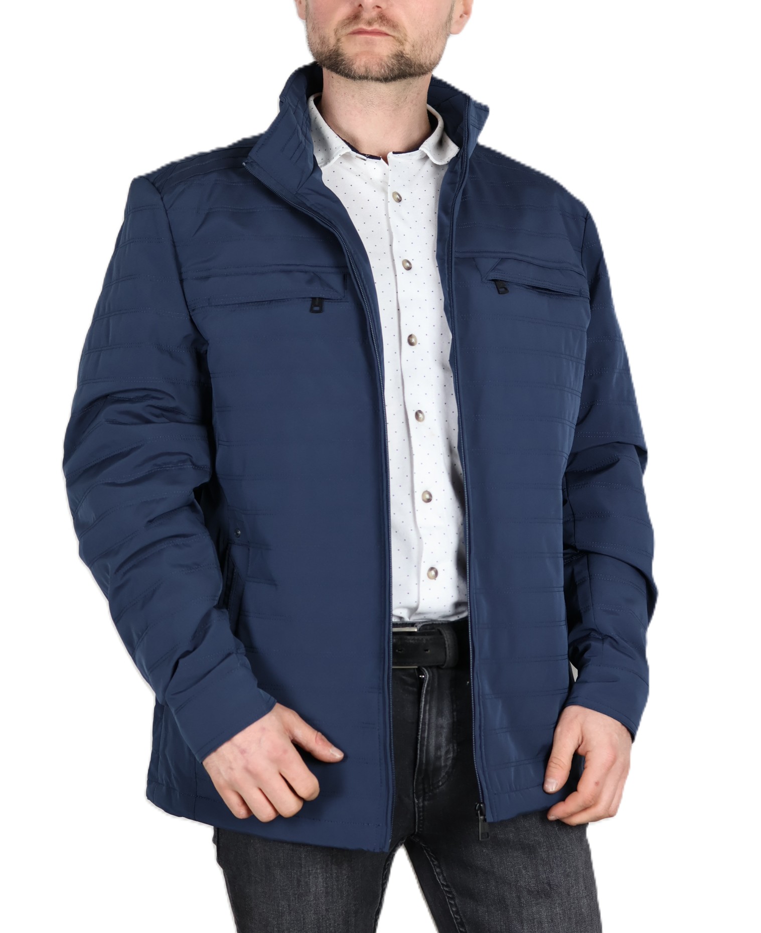 Issho kurtka męska prosta przejściowa wiosenna M2535 rozmiar XL