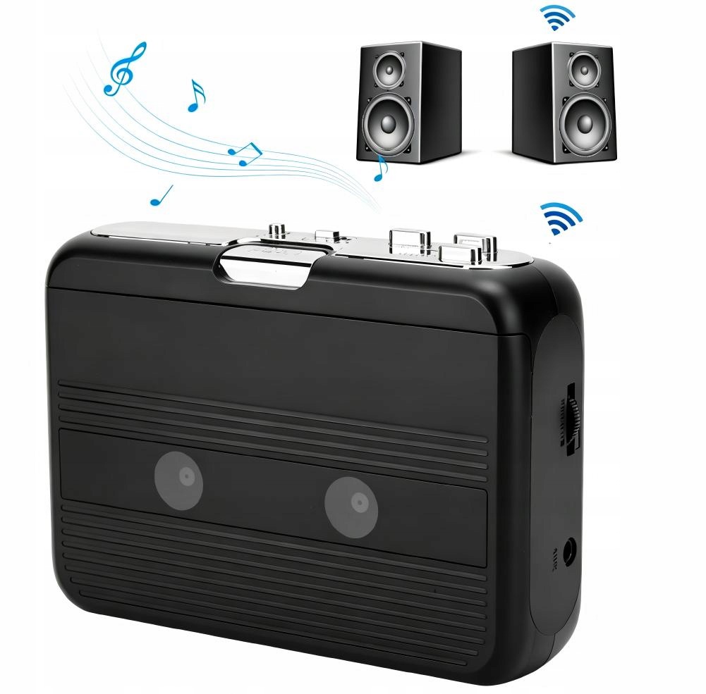 Walkman Přenosný Kazetový Audio Přehrávač Bluetooth Rádiem Fm Usb