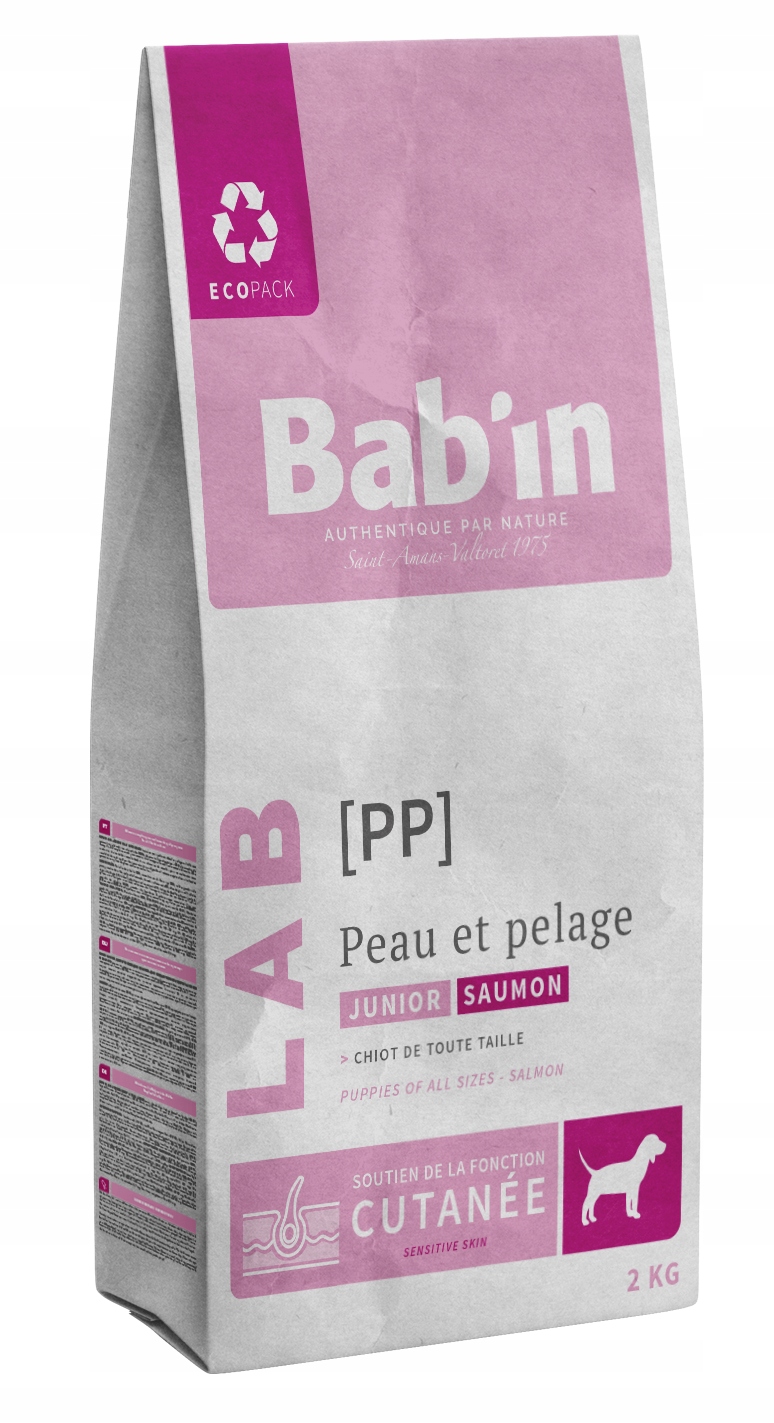 Bab'in Lab Junior Skin & Coat – kůže a srst pro štěňata 2 kg
