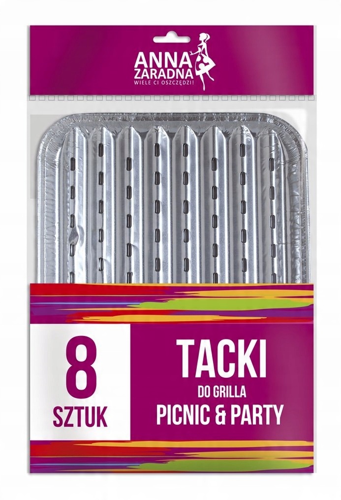 

Tacki do grilla 28,5x22,5 8szt.