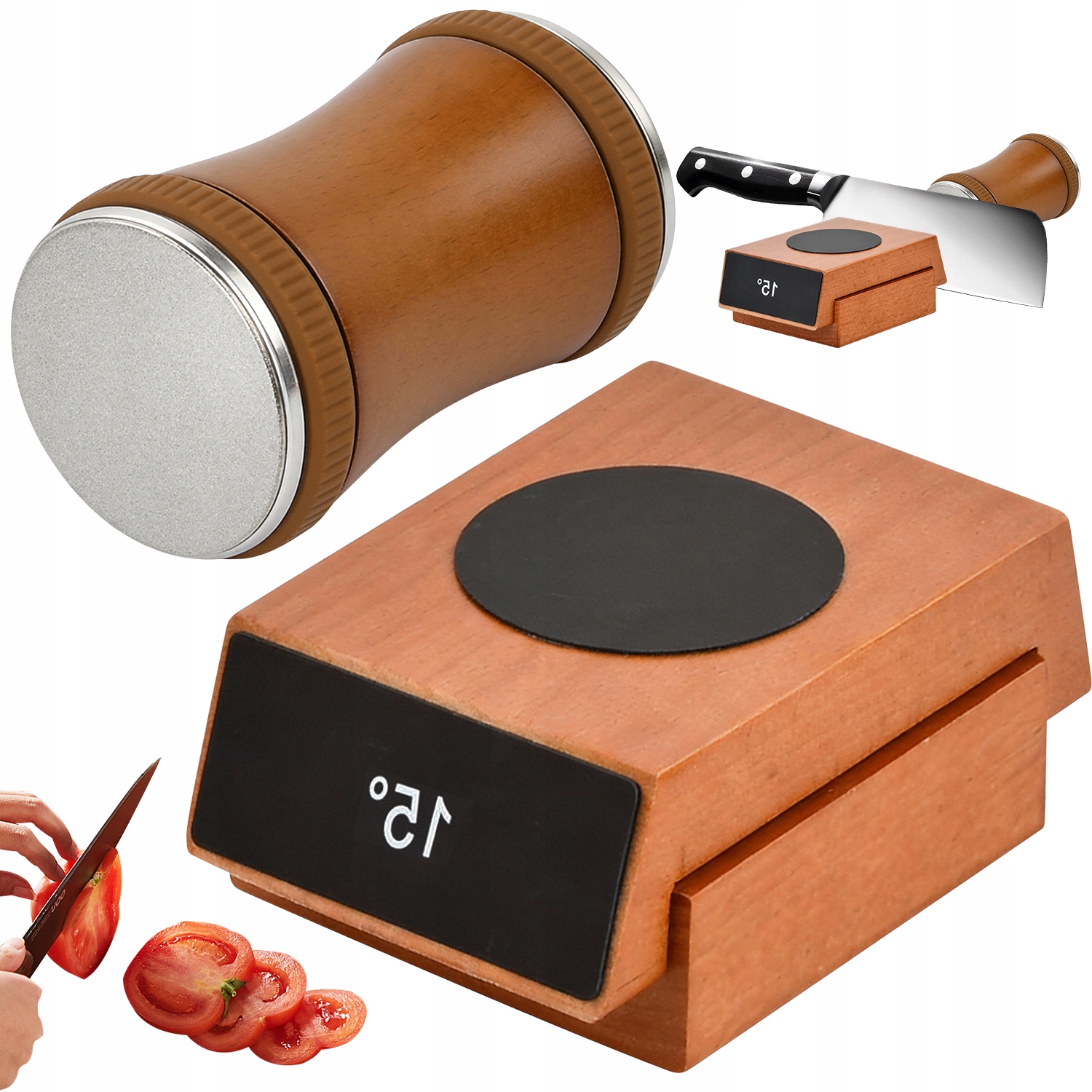 Cylindrická Brousek Pro Válečkové Nože 15/20° Magnetický Ostřící Kámen