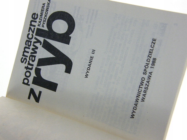 SMACZNE POTRAWY Z RYB PYSZKOWSKA ISBN 8320903416