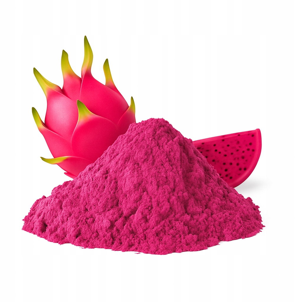 Čaj Matcha Dračí Ovoce 100% Přírodní Prášek Růžový Latte 200g Pitai