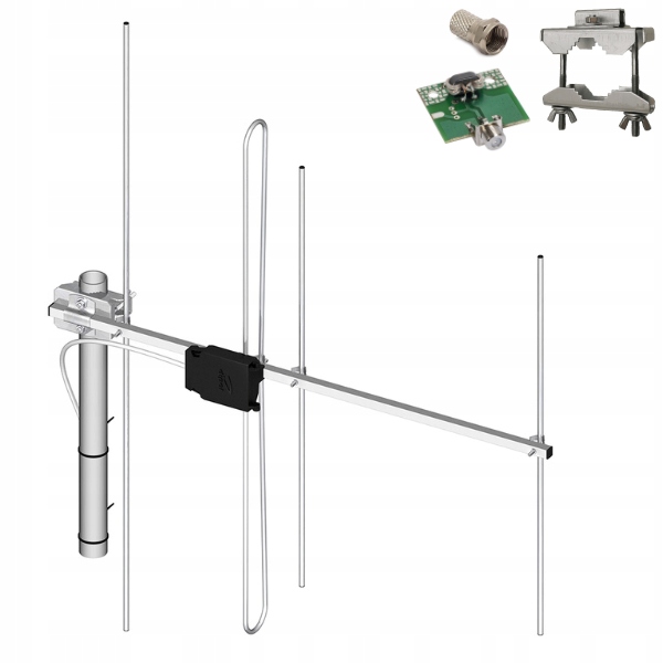 

Antena Dipol telewizyjno-radiowa DL-4 5-12 MUX-8