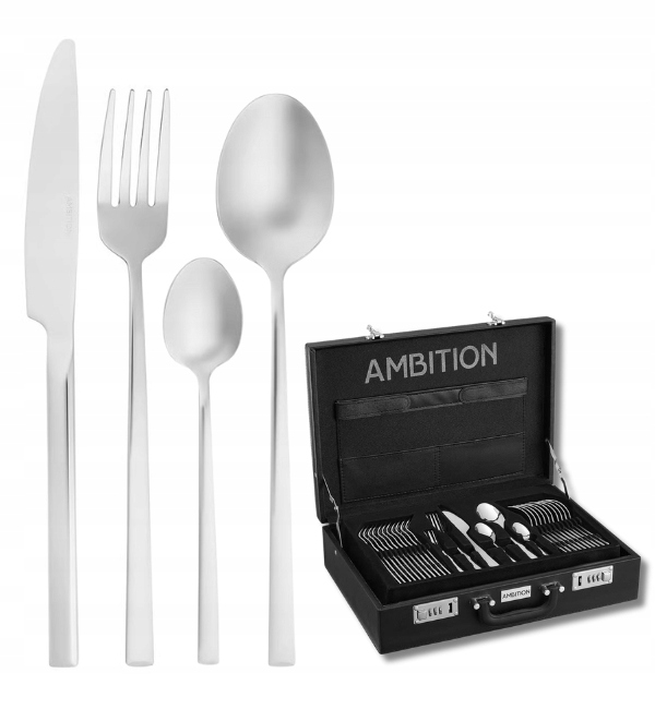 AMBITION COMO KPL SZTUCCE 72 EL DLA 12 OS WALIZKA