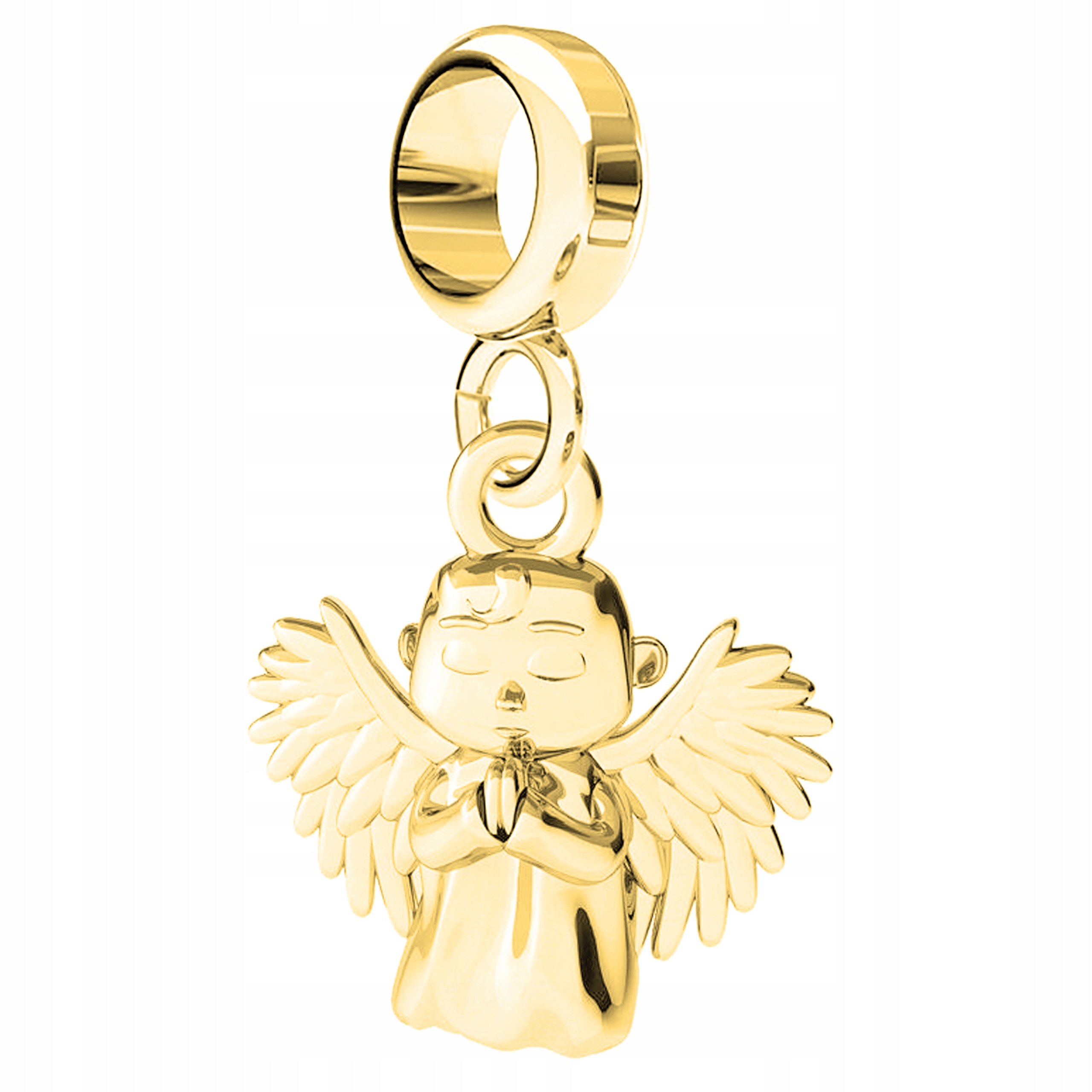 Zlatý přívěsek s andělem Andělské nebe Křídla Anděla Anděl Stříbro 925