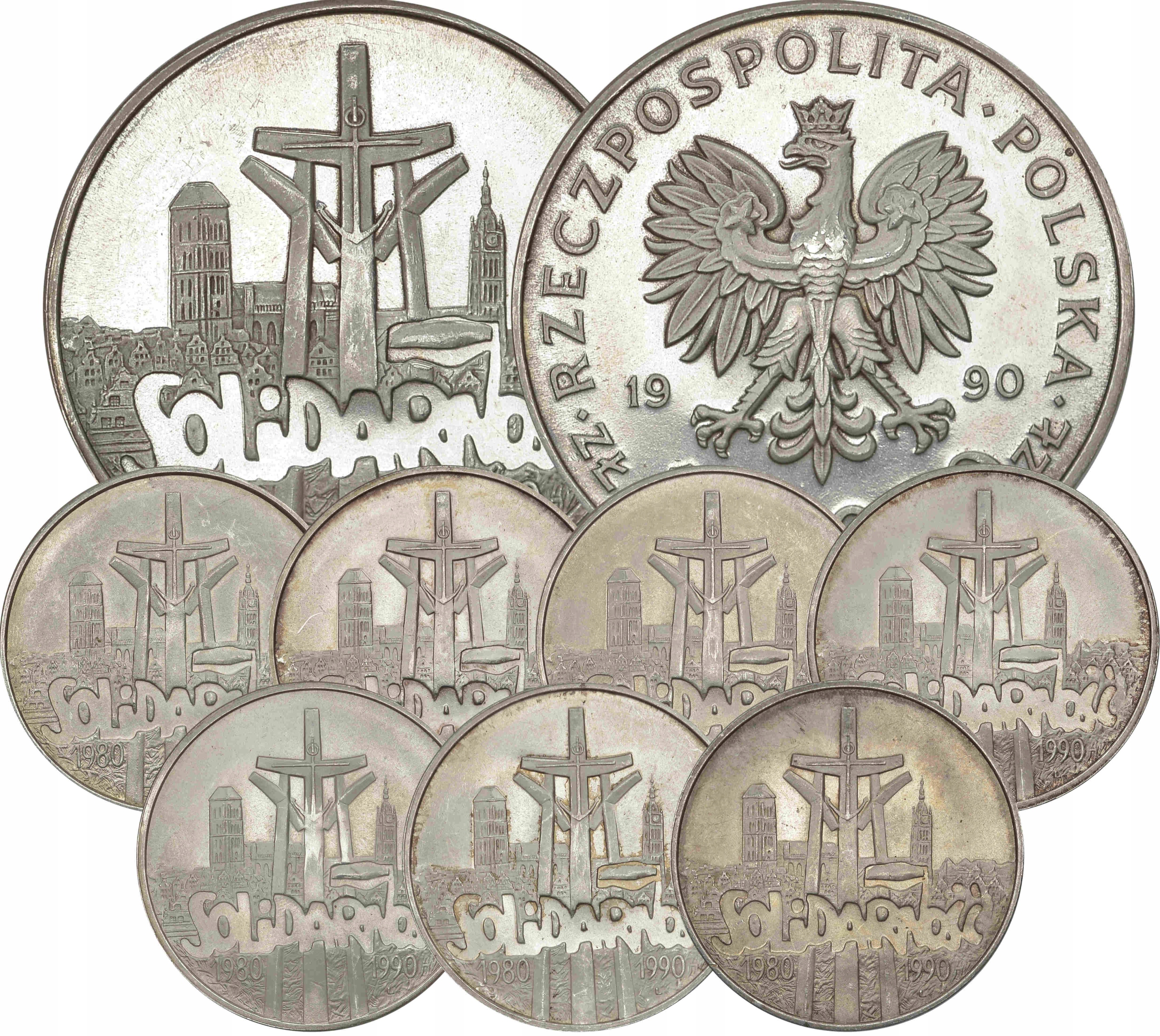 6.gy.ZEST., 100 000 ZŁ 1990 SOLIDARNOŚĆ SZT.8