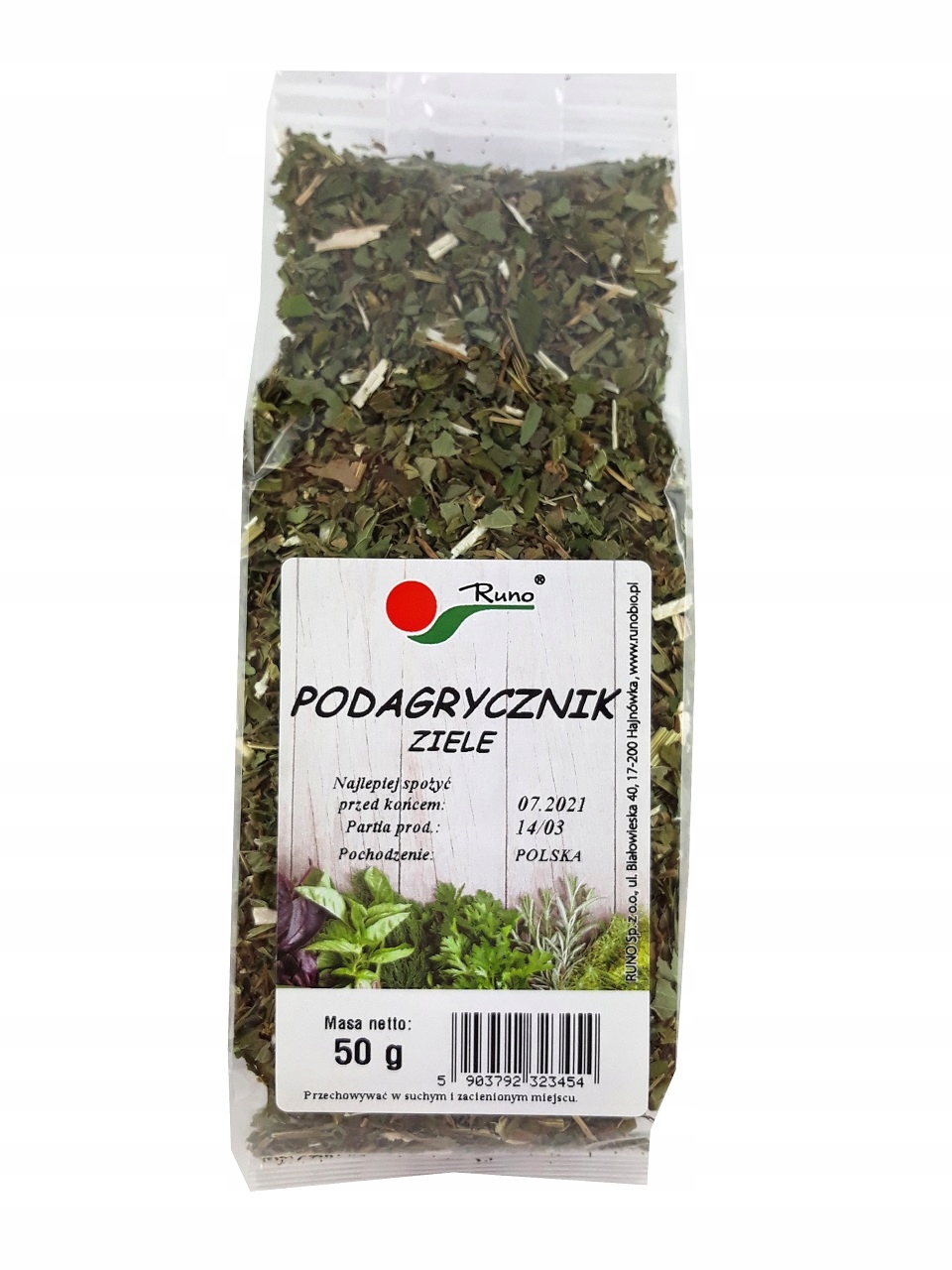 

Podagrycznik zioła przeciwzapalne Bio Eko 50g