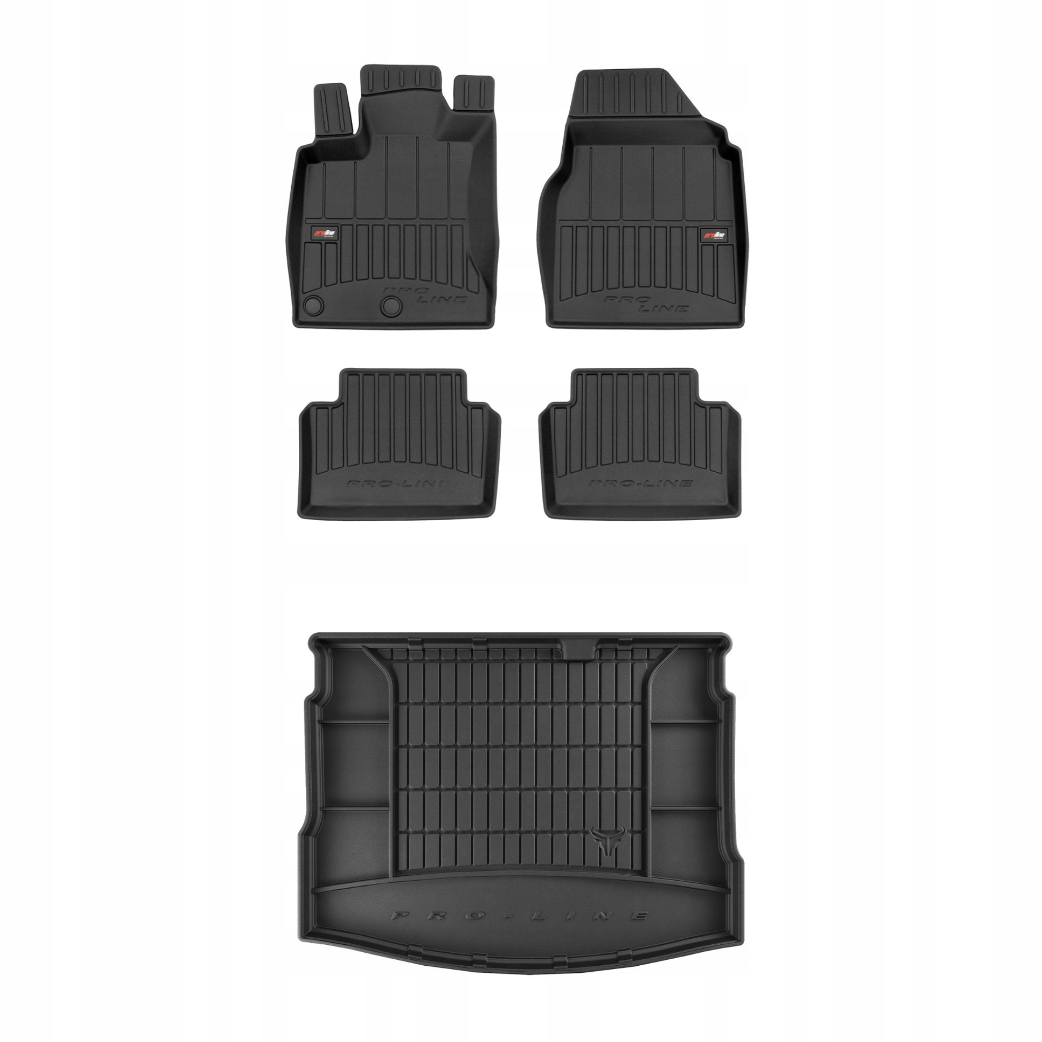 Sada gumových kobercov a rohoží pre Nissan Qashqai I 2006-2013