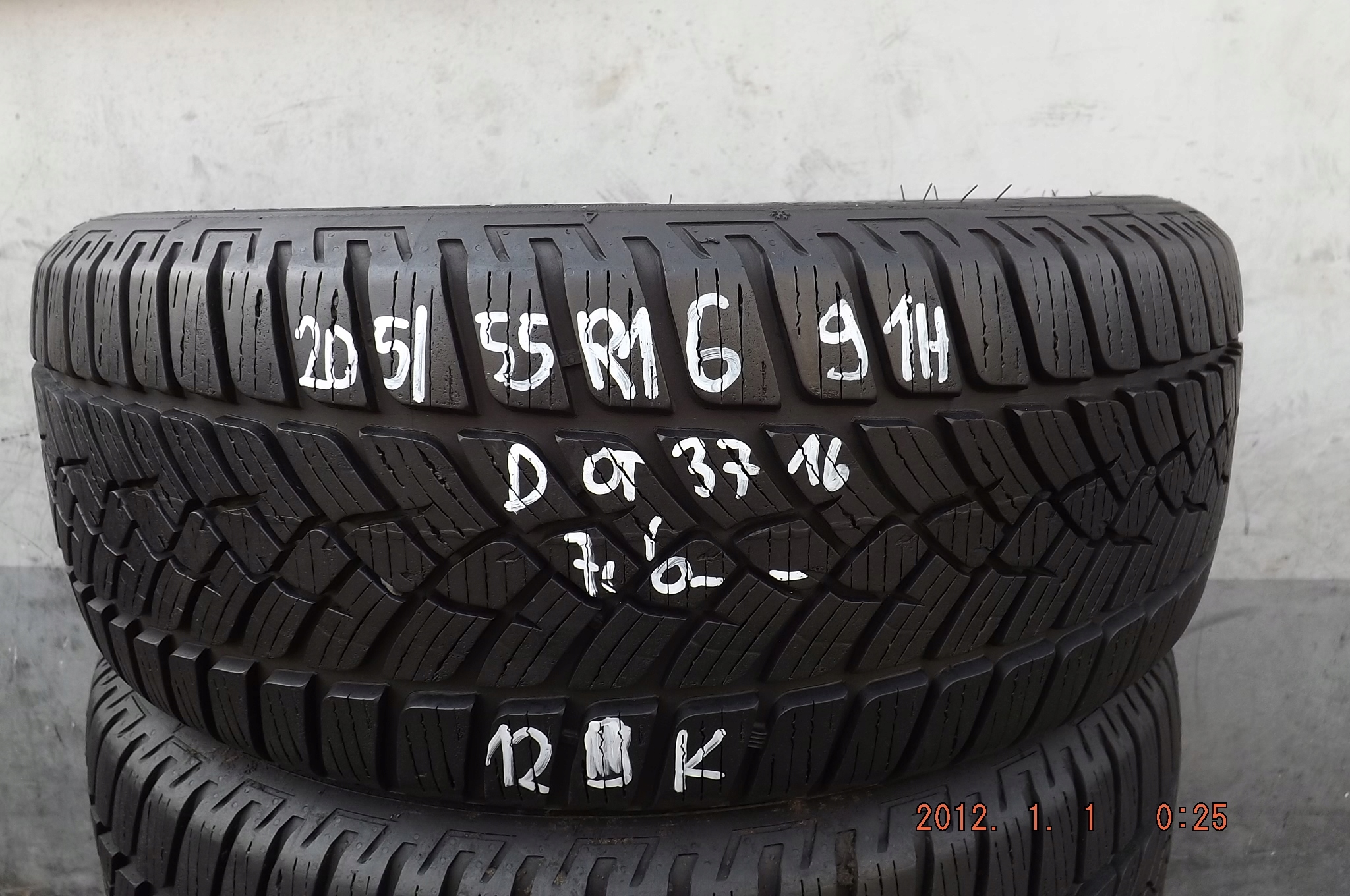 [12K] 4XZIMA 205/55R16 91H FULDA KRISTALL CONTROL HP2 & Model Kristall Control HP2