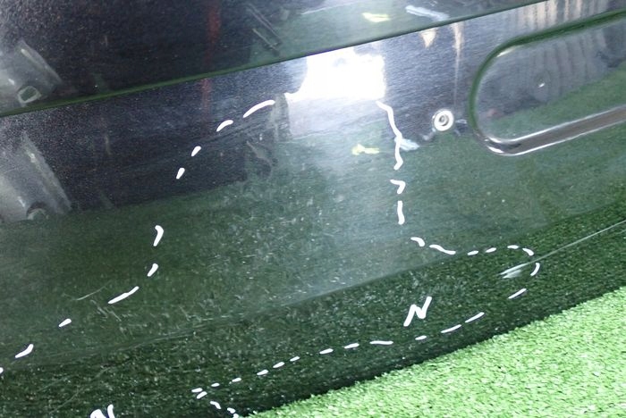 SKODA OCTAVIA III KOMBI boot doors rear part