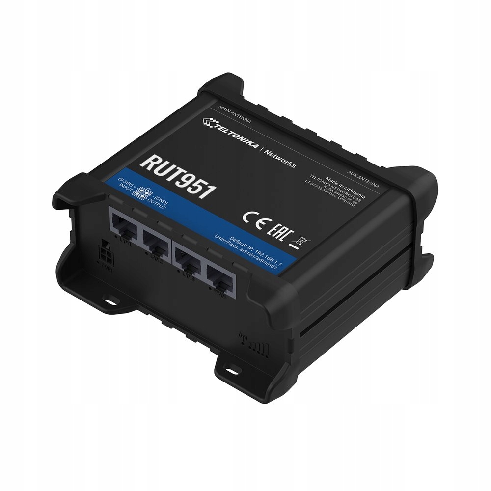 Teltonika RUT951 Profesionální průmyslový router 4G Lte Cat.4, WiFi, D