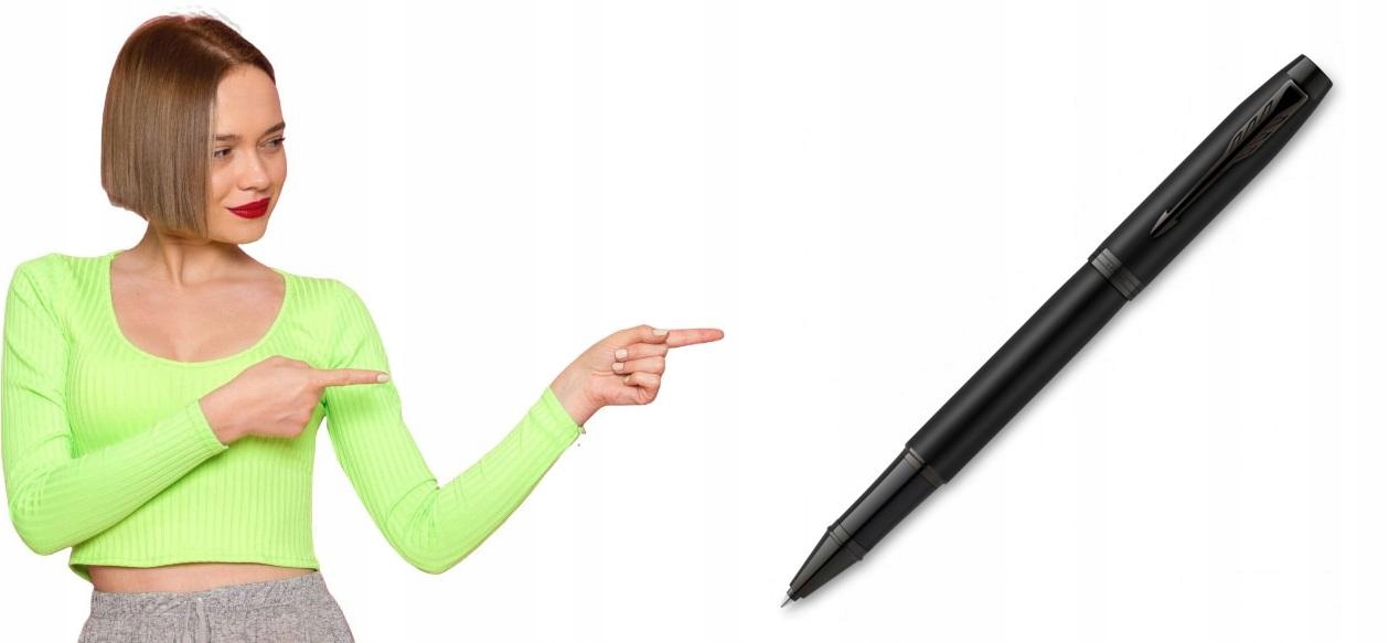 PARKER IM ACHROMATIC czarny pióro kulkowe