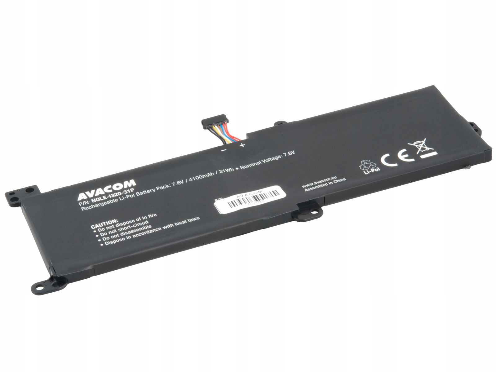 Batéria Avacom pre Lenovo IdeaPad 320 Li-Pol 7, 6 V 4100mAh 31Wh Nole…