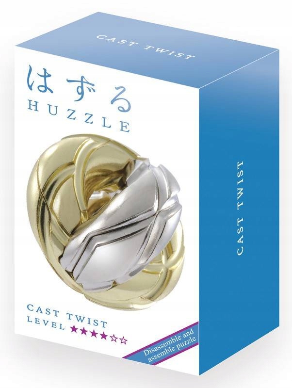 Łamigłówka Cast Huzzle Twist 4/6 Poziom trudności puzzle Metal zagadka