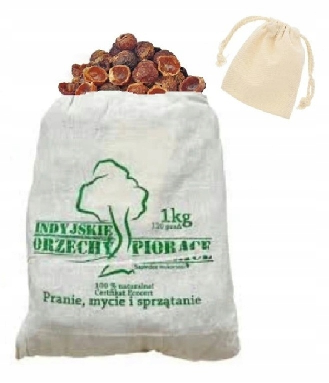 

Indyjskie Orzechy Piorące 1 kg Ekologiczne