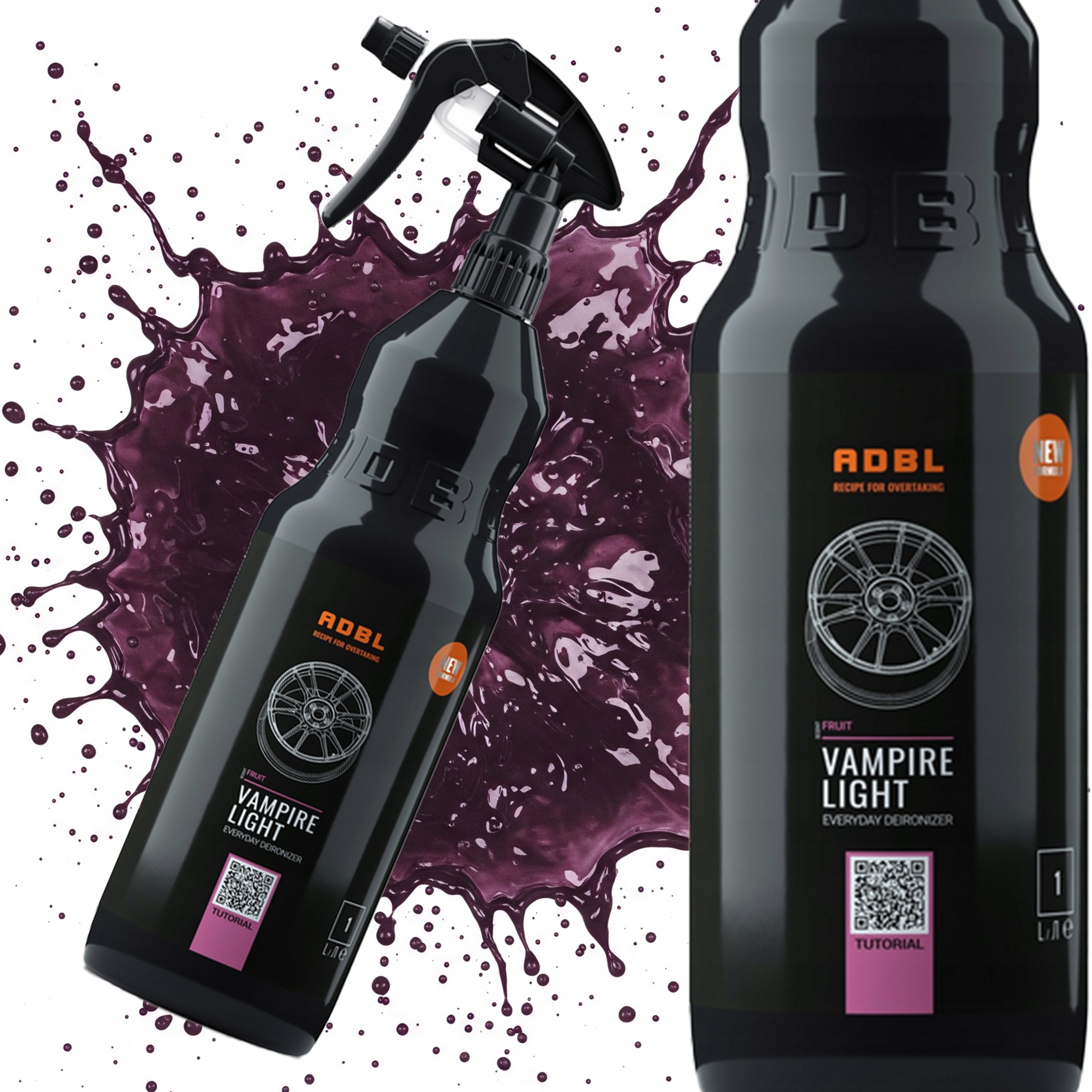 Profesjonalny Płyn Deironizer do mycia felg Adbl Vampire Liquid 1L