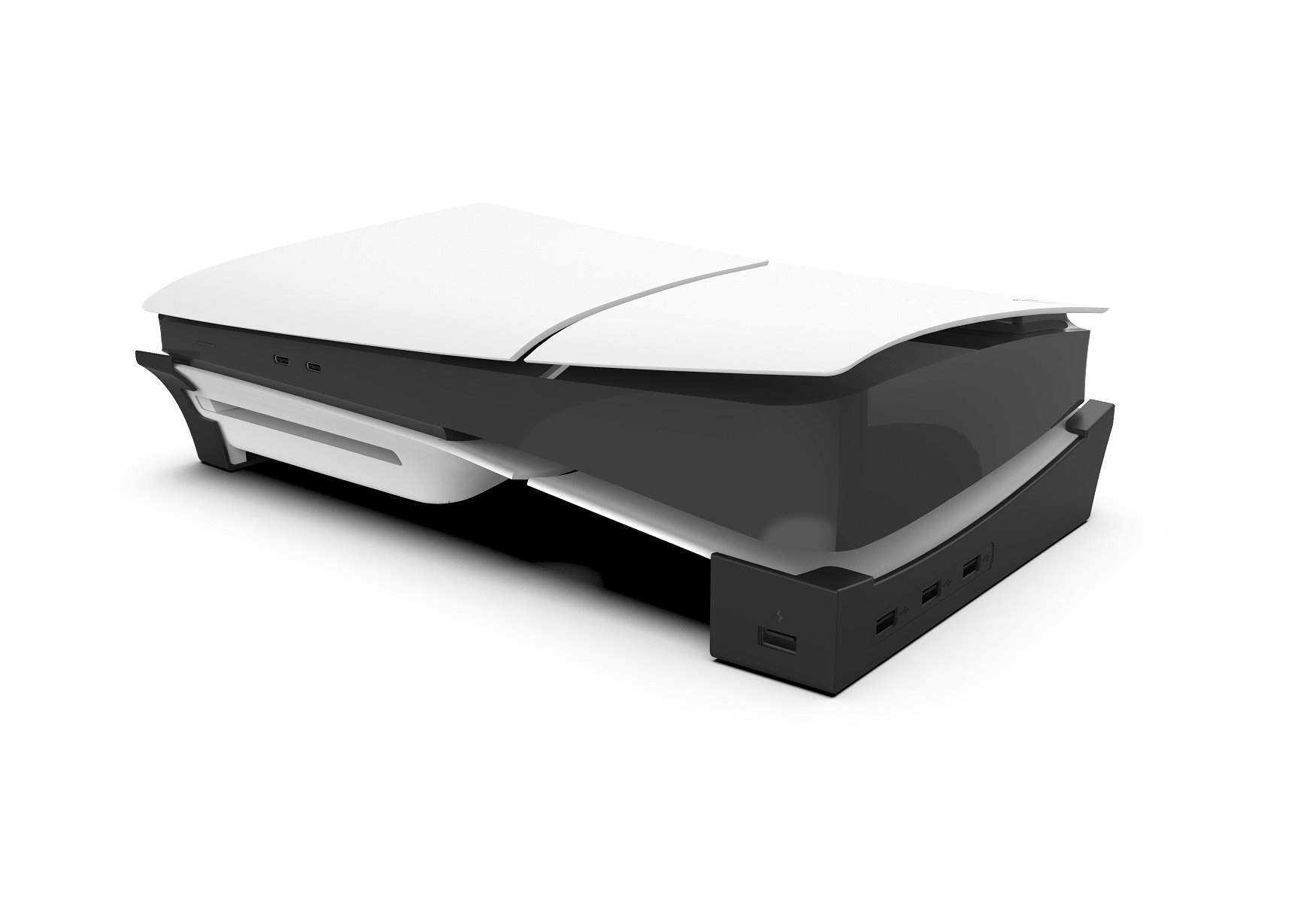 Podstawka POZIOMA iPega do PlayStation 5 PS5 Slim + HUB 4x dodatkowe USB