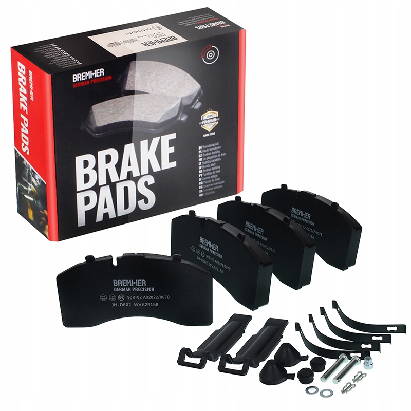 Brzdové destičky Saf skrb9022 210,7x108x29,7 mm WVA29158.