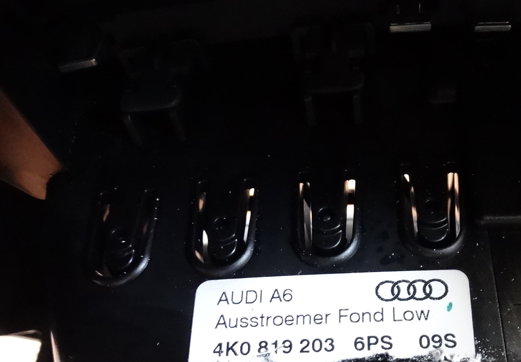 IDEALNA grid air conditioning devices rear AUDI A6 A7 C8 1