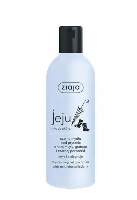 

Ziaja Jeju Młoda Skóra Czarne Mydło p/prysznic 300