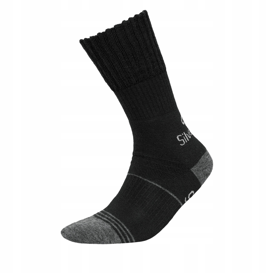 Skarpety trekkingowe Inmove Trekking Deodorant Silverwool czarny 41-43