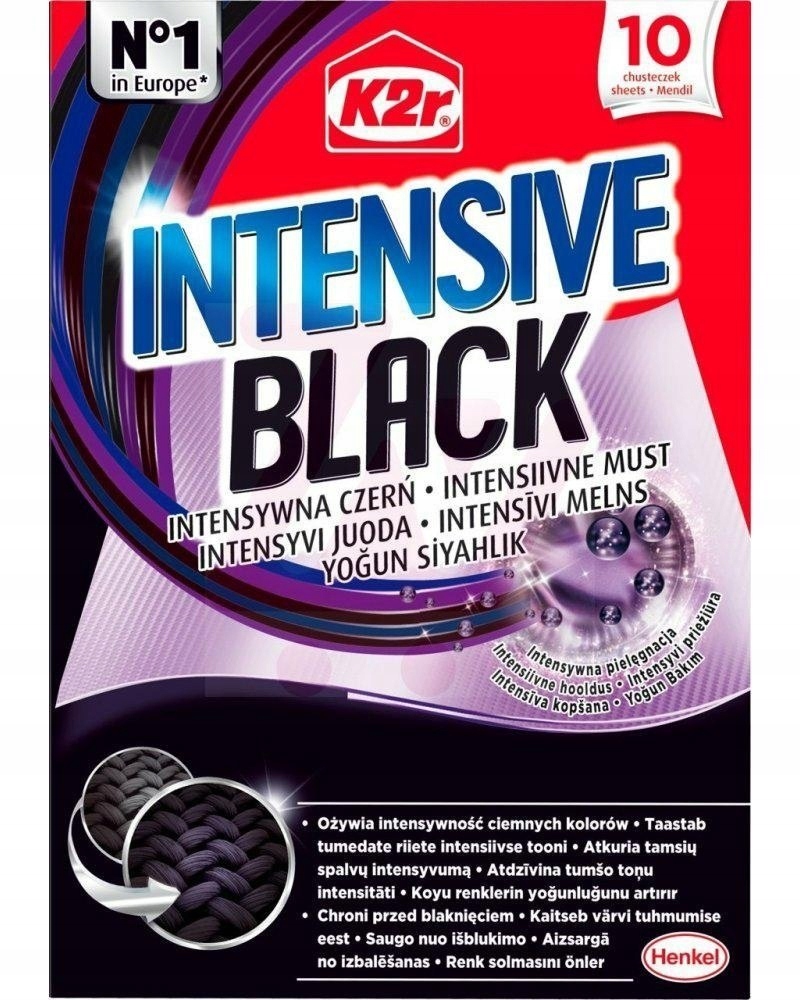 

Chusteczki Do Prania K2 Czarne A10