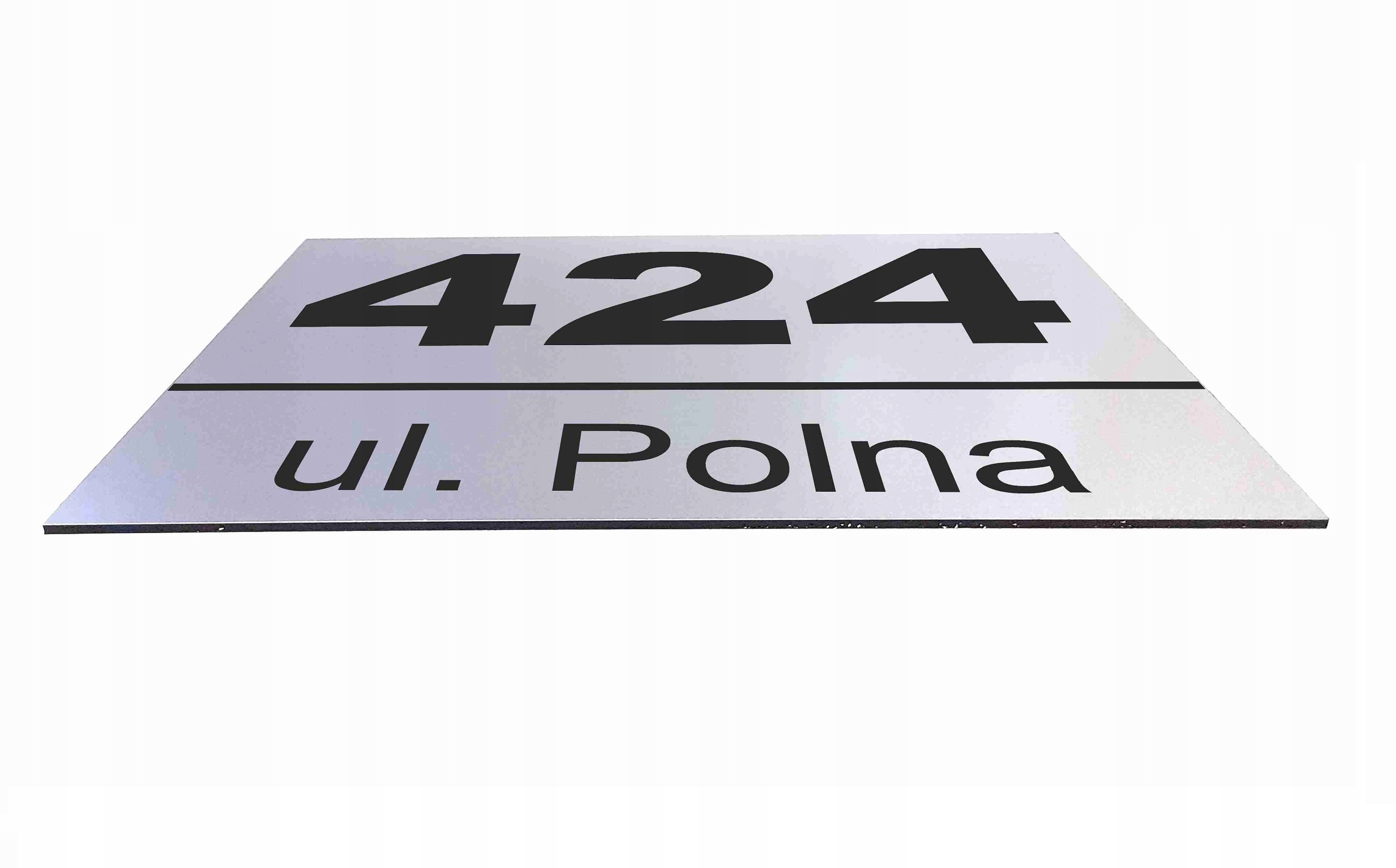 Tabliczka Tablica ADRESOWA ALUMINIUM Nr DOMU 20x30 Kod producenta B59D-10178
