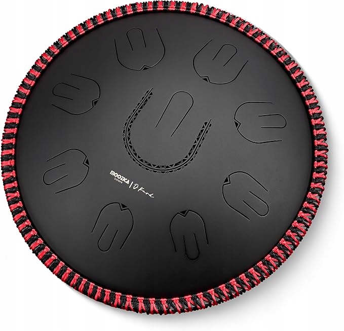 Moozica Handpan 14" D-Kurd ocelový buben 2v1 pro vědu i profesionály