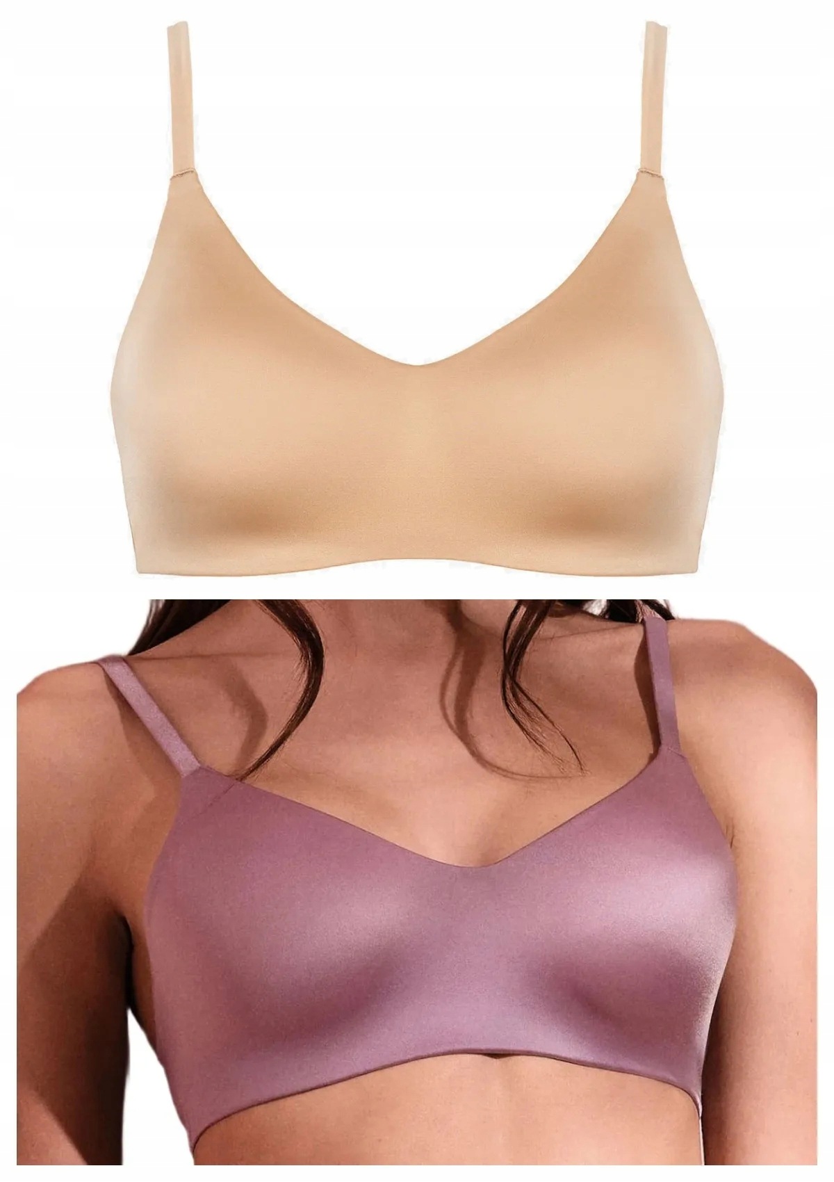 Lormar Active Ultrashine podprsenkový top 2 ks hnědý růžový XL