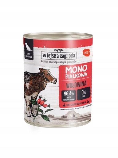 4x Wiejska Zagroda Mono Hovězí maso 800 g