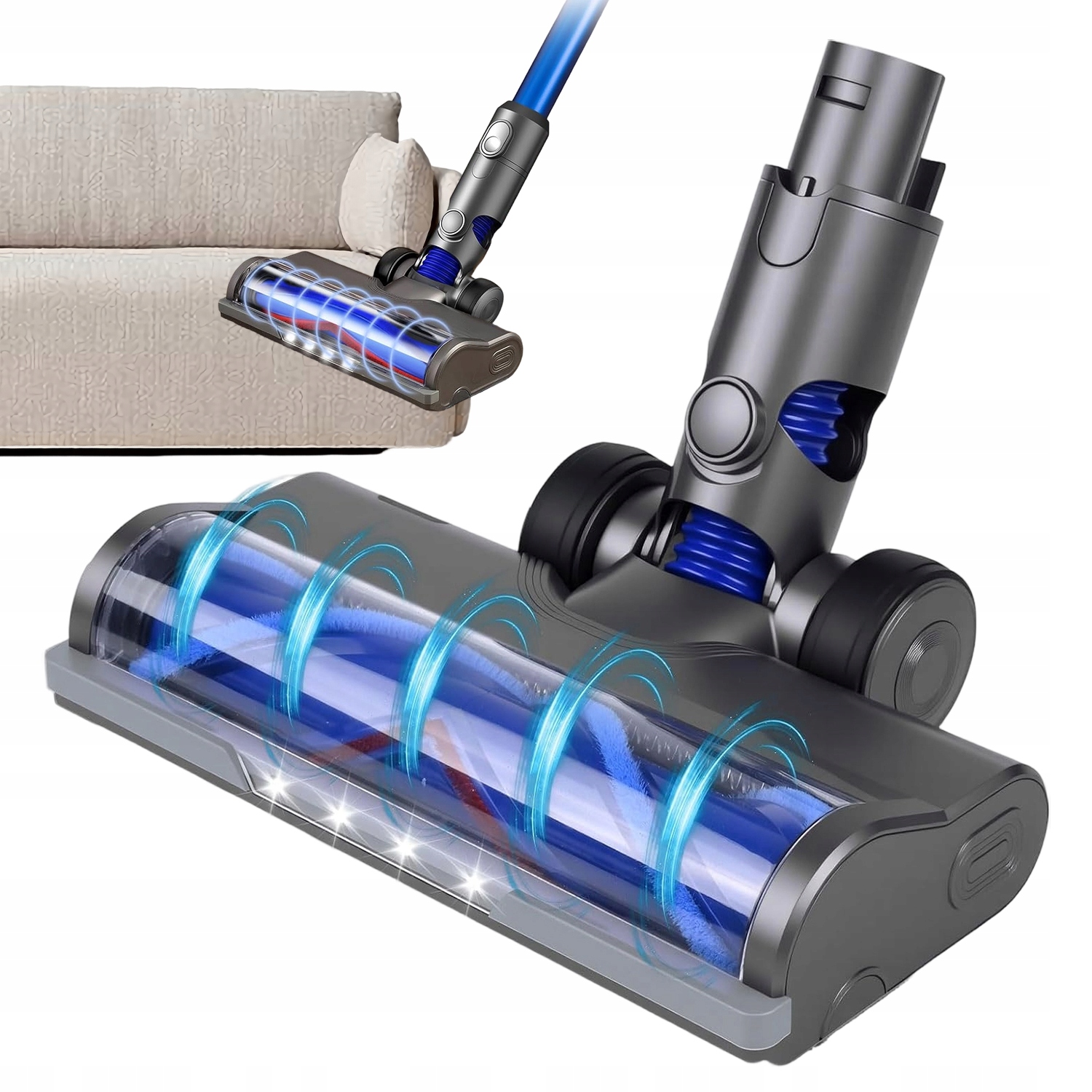 Válcový Kartáč Pro Vysavač Dyson V6 Led Pro Všechny Typy Podlah